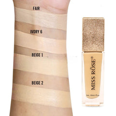 Miss Rose Luxurious Gilded Cuboid Silky Foundation - 30ml