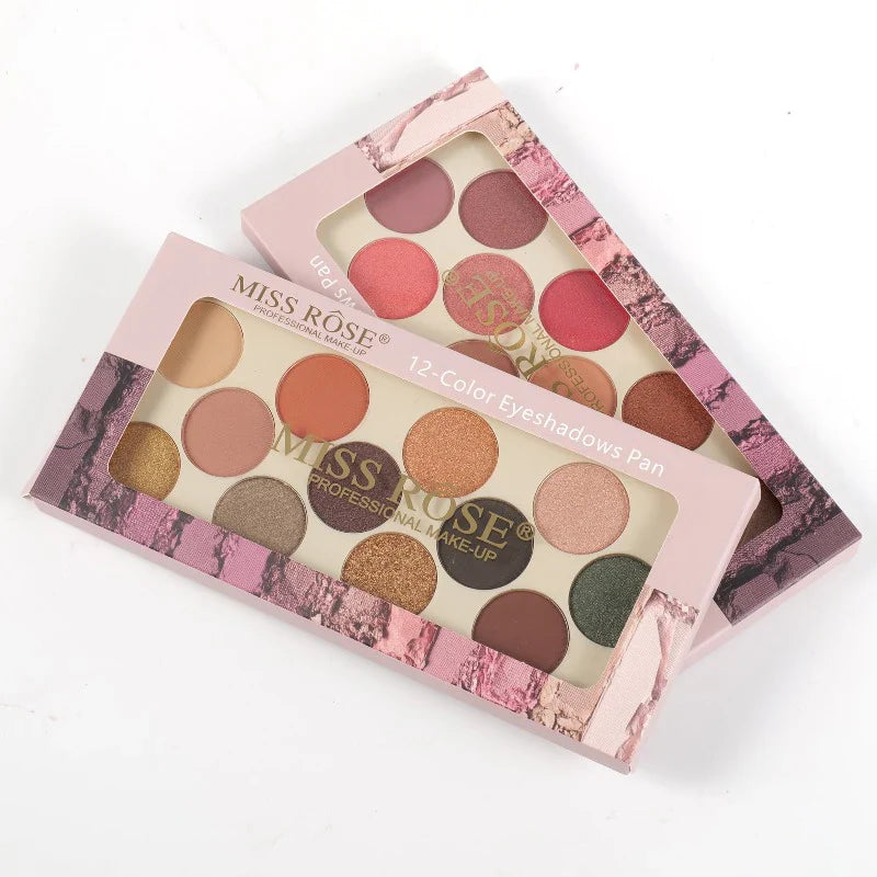 Miss Rose Eye Palette Pan - 12-Color Miss Rose