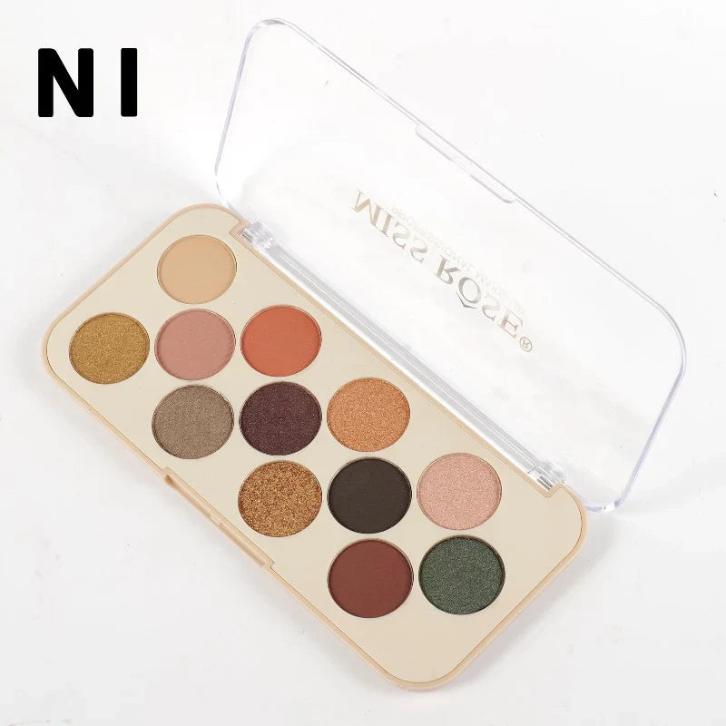 Miss Rose Eye Palette Pan - 12-Color Miss Rose
