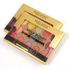Miss Rose Spectrum Eye Palette - 15 Shades Miss Rose
