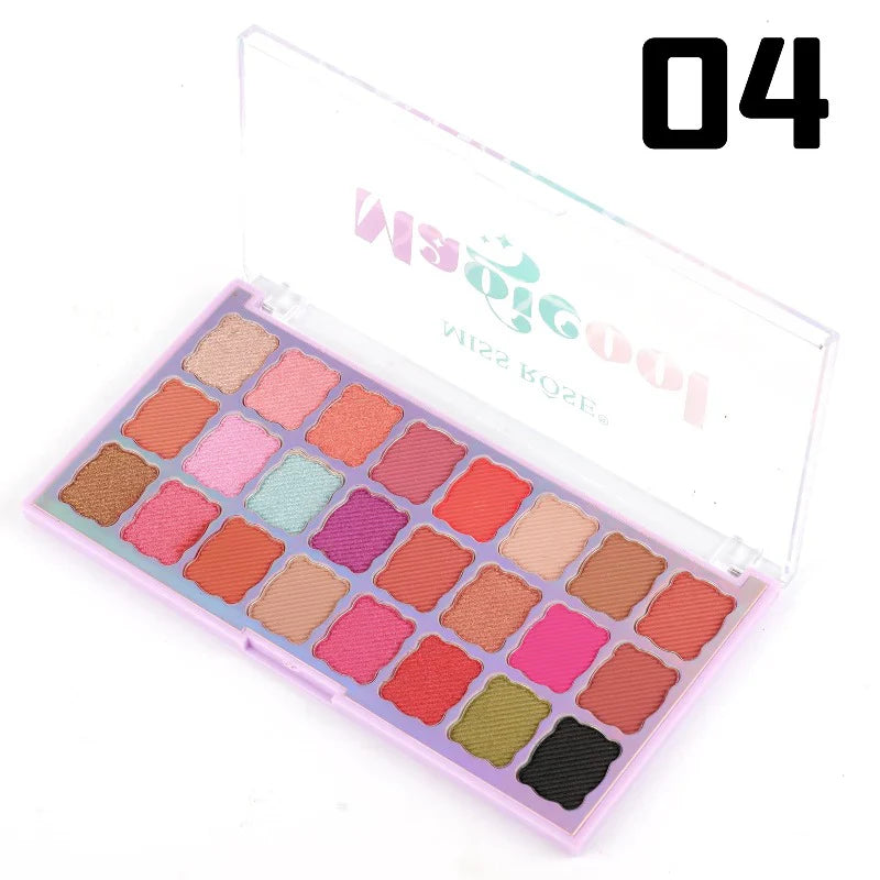 Miss Rose 24 Color Magic Cool Eyeshadow Palette Miss Rose
