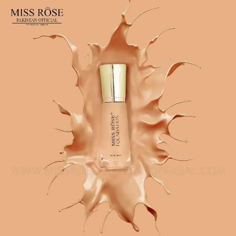 Miss Rose Moisturizing Flawless Liquid Foundation -  30ml Miss Rose