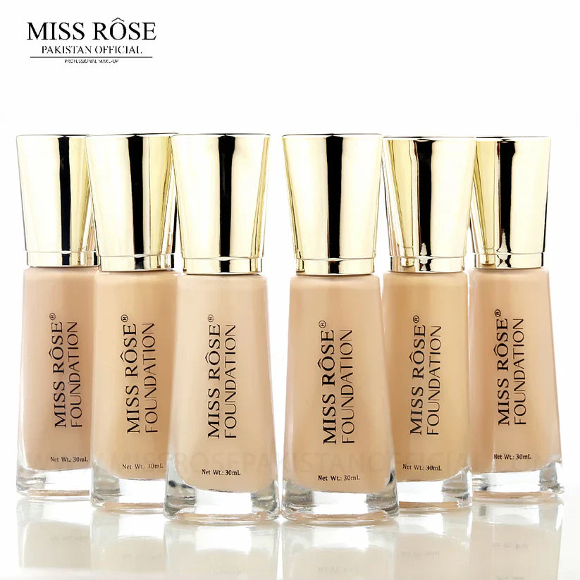 Miss Rose Moisturizing Flawless Liquid Foundation -  30ml Miss Rose