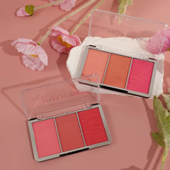 Miss Rose Triple Glow Blush Palette Miss Rose