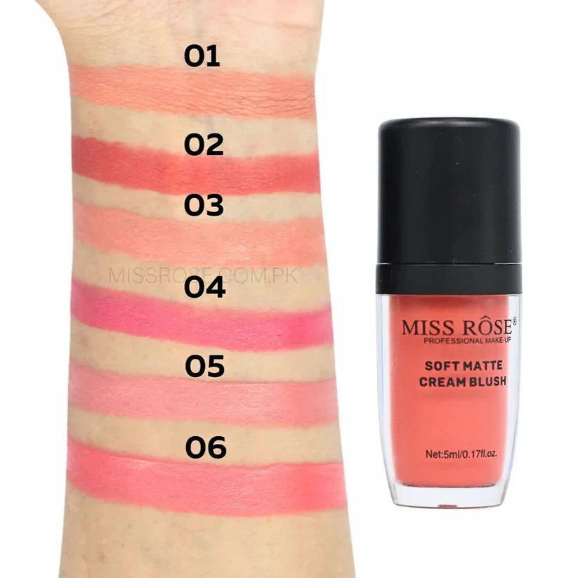 Miss Rose Cream Blush - 5ml Miss Rose