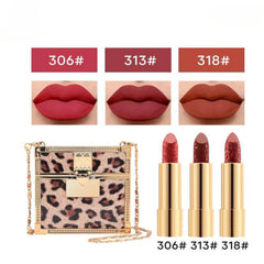 Silky-touch Matte Lipstick - Gift Bag Pack of 3 Lipstick Silky Touch