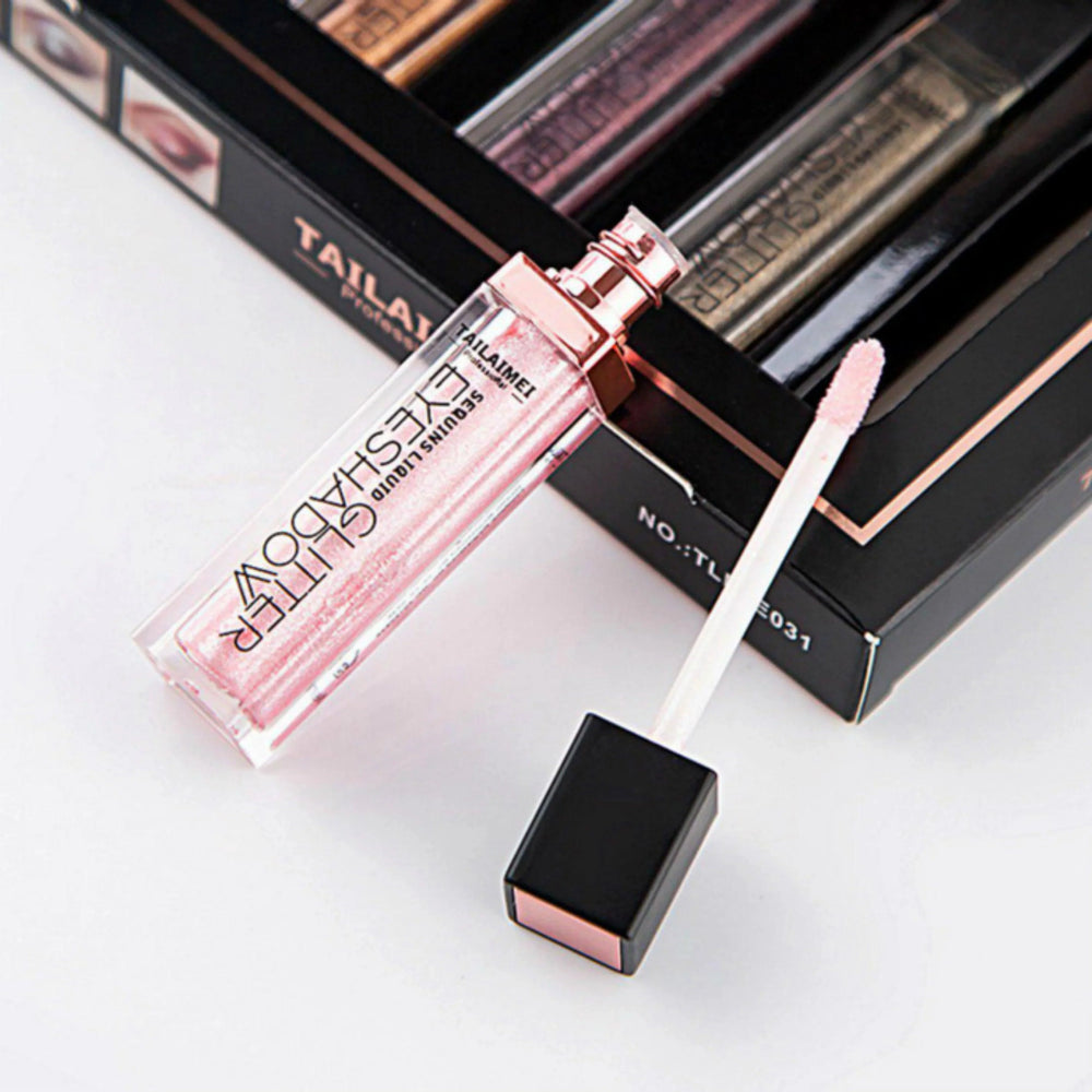6 Pcs Glitter Liquid Eyeshadow Tailaimei