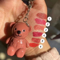 Mocallure - Bear Keychain Matte Lip Gloss Mocallure