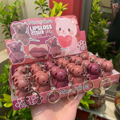 Mocallure - Bear Keychain Matte Lip Gloss Mocallure