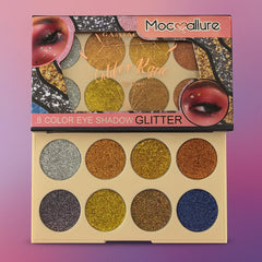 Mocallure Eye Shadow Glitter Palette - 8 Colors Mocallure