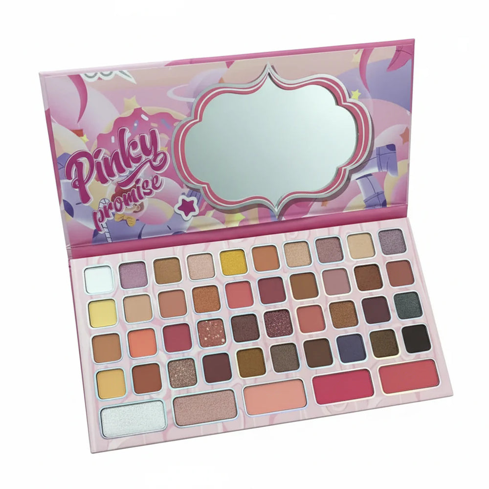 Mocallure Pinky Promise 40 Colors Eyeshade Kit +2 Highlighters + 3 Blush Mocallure