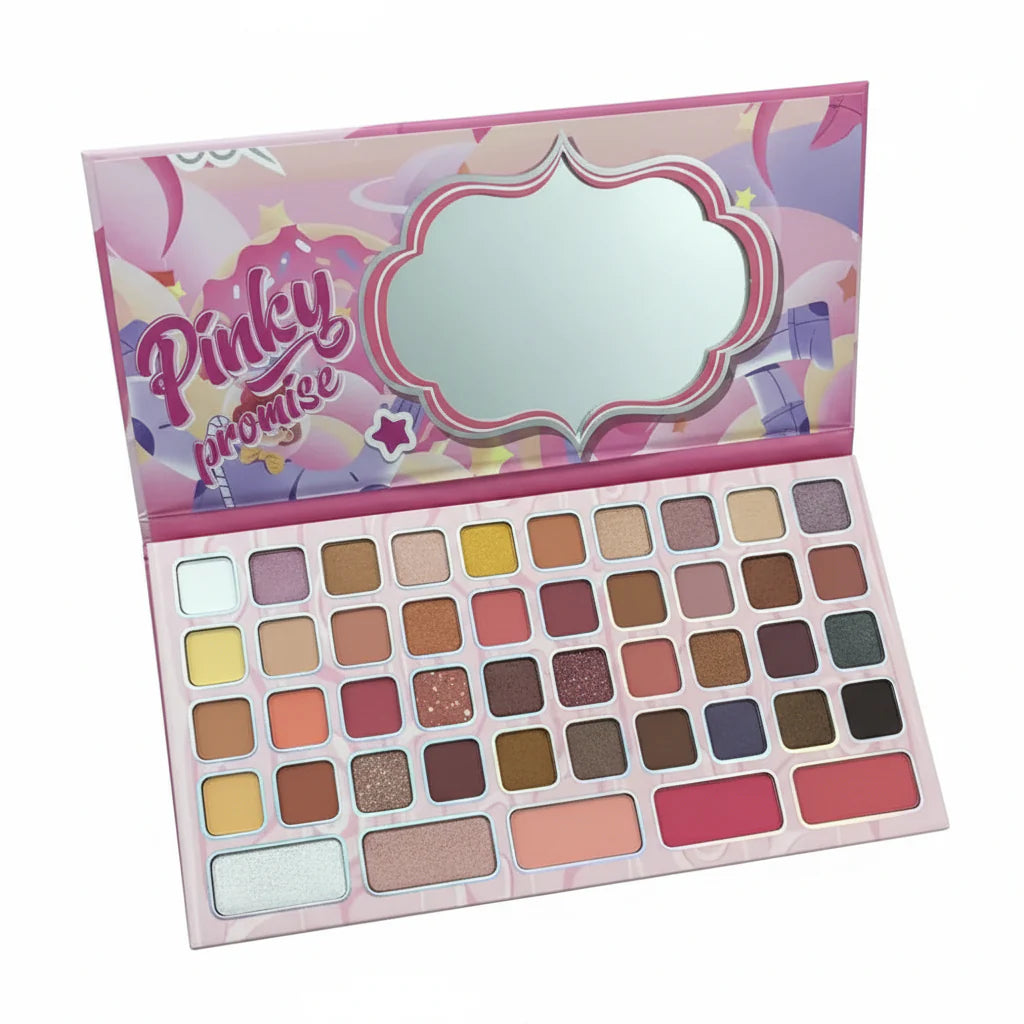 Mocallure Pinky Promise 40 Colors Eyeshade Kit +2 Highlighters + 3 Blush Mocallure