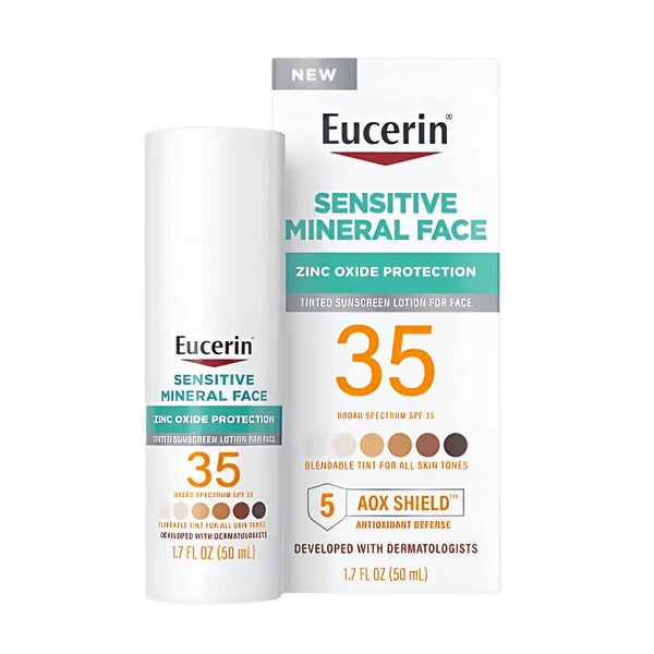 Eucerin Sensitive Mineral Face Tinted Sunscreen SPF 35 (50ml) Eucerin