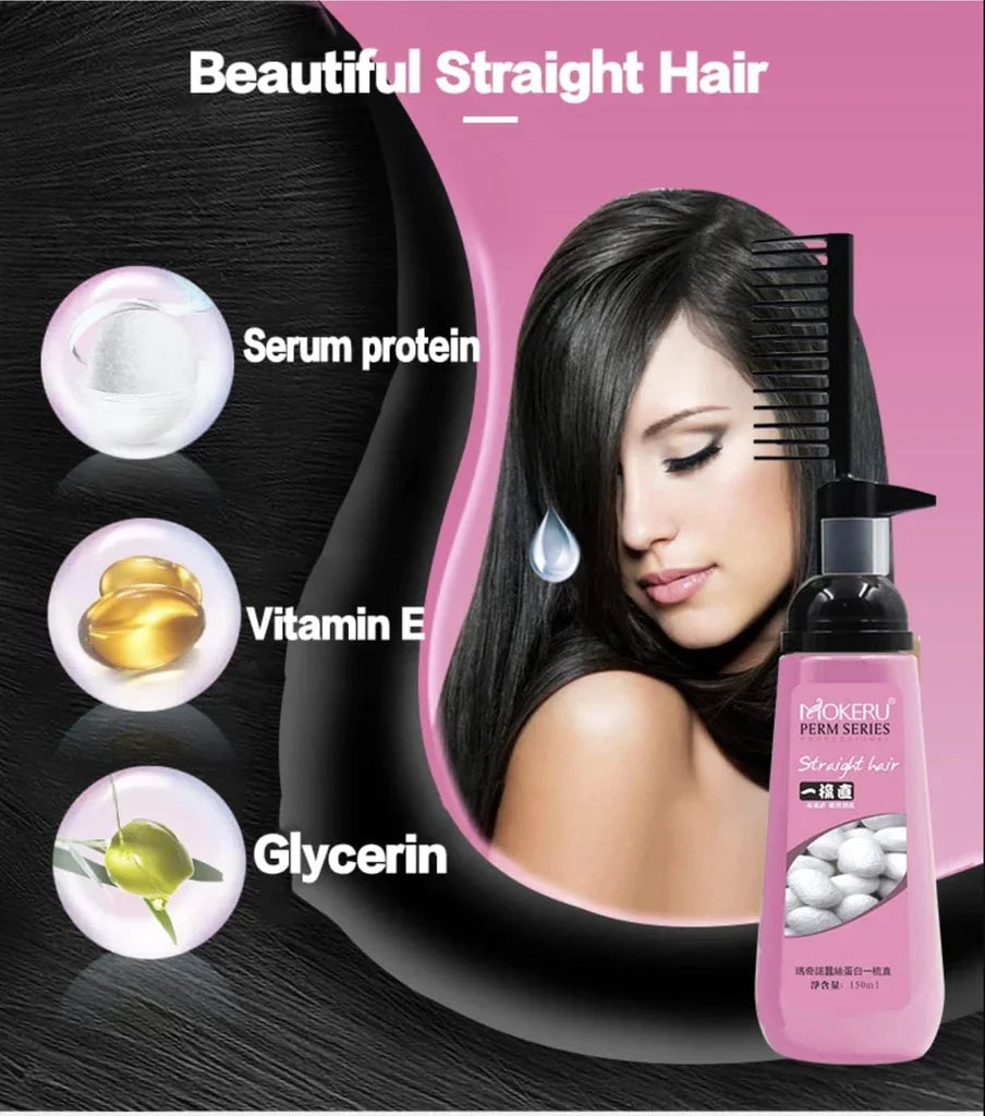 Mokeru Smooth Hair Nourishing Straight Hair Cream Treatment Mokeru
