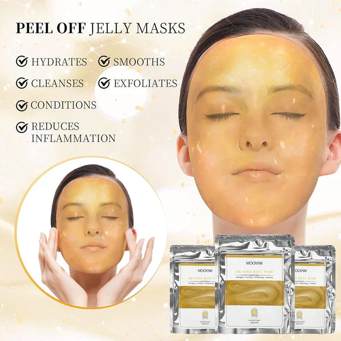 Mooyam 24k Gold Jelly Mask - 100g Mooyam