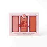 Bh Comsetics Mrs. Bella Peachy Blush Palette - 3 Colors