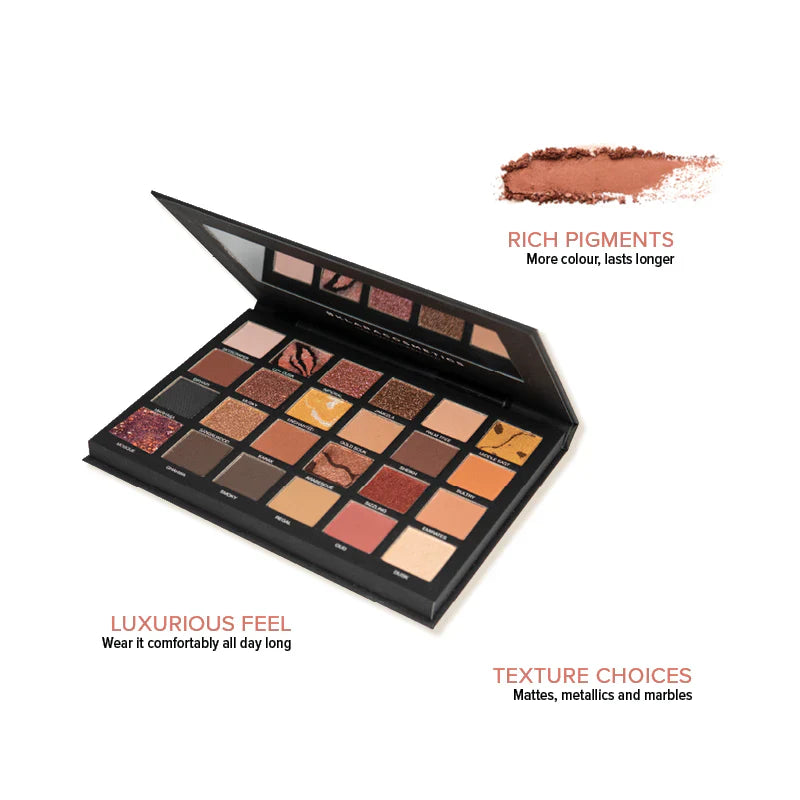Klara Cosmetics 24-shade 'Mumbai' eyeshadow palette Klara Cosmetics