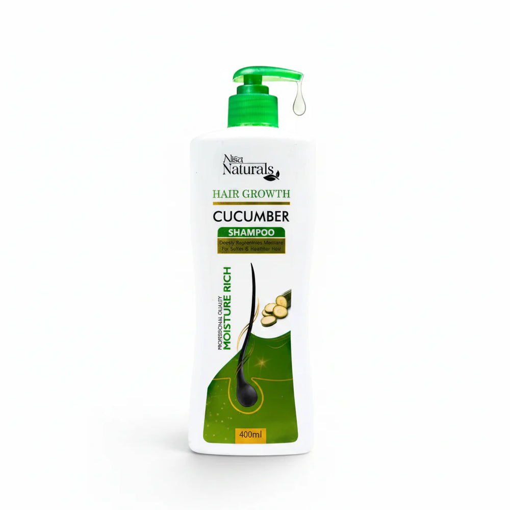 Nisa Natural Cucumber Hair Growth Shampoo - 400ml Nisa Naturals