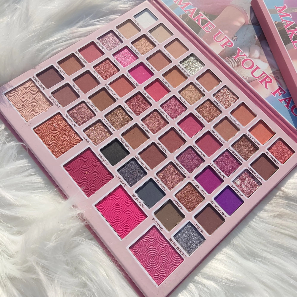Naked Flower Make Up Your Face 59 Shades Eyeshadow Palette Naked