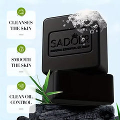 Sadoer Natural Essential Oil Soap with Activated Charcoal - 100g Sadoer