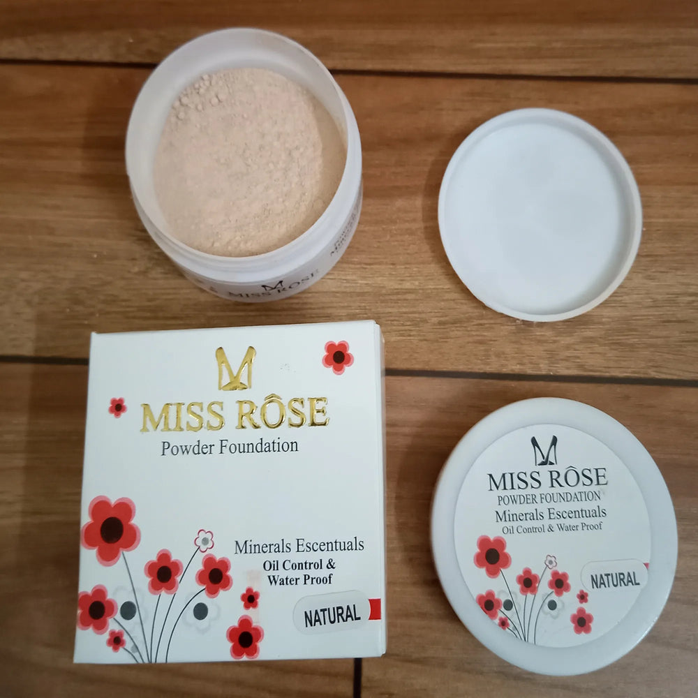 MISS ROSE Professional 3D Pearl Whitening Loose Powder Miss Rose