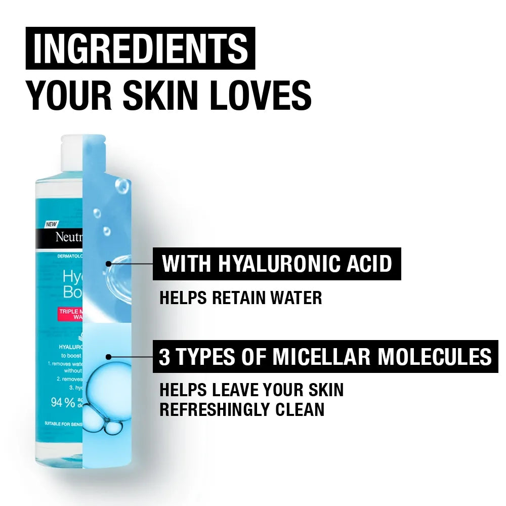 Neutrogena Hydro Boost Triple Micellar Water - 400ml Neutrogena