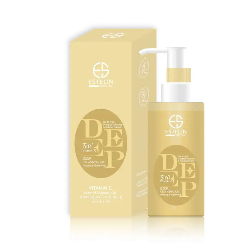 ESTELIN 3-in-1 Vitamin C Deep Cleansing Oil - 130ml Estelin