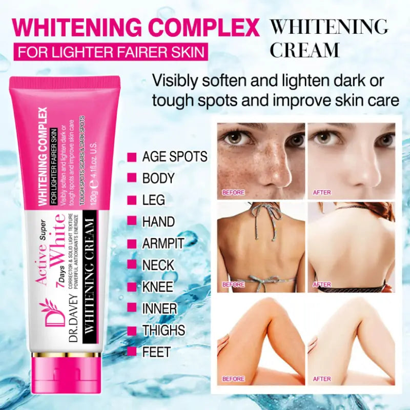 Dr Davey Active Super Private Parts Whitening Cream - 120g Dr Davey