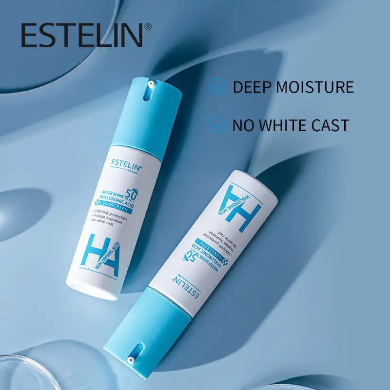 Estelin Water Bank Hyaluronic Acid Sunscreen Spf 50 Pa+++ UVA/UVB Protection - 60g Estelin