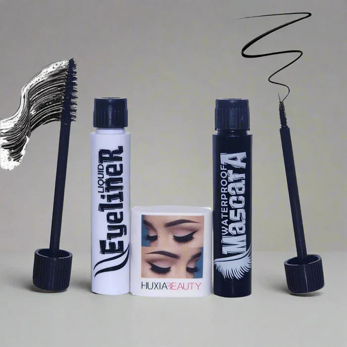 New 2 in 1 WaterProof Eyeliner & Mascara Huxia Beauty
