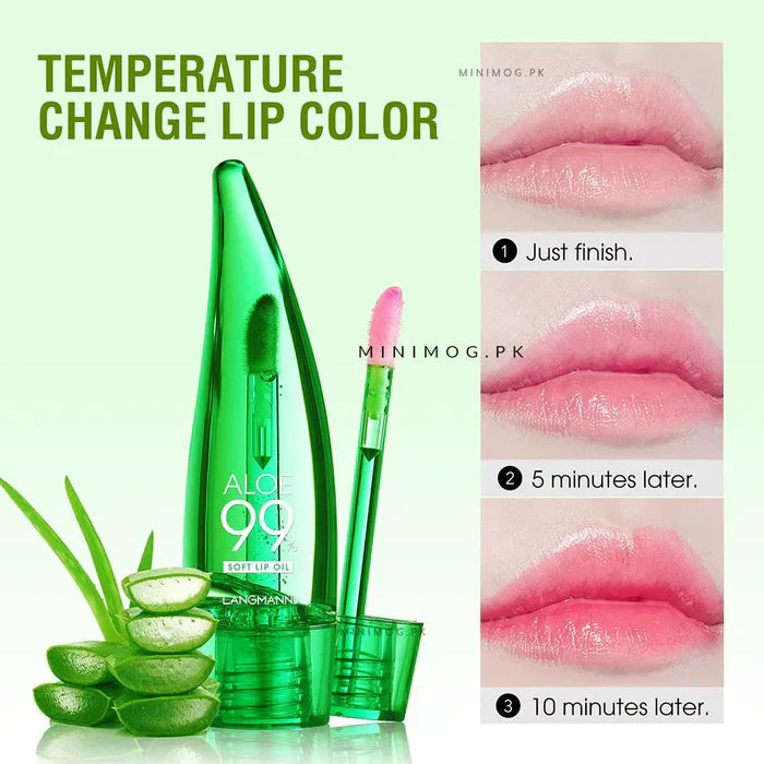 New Aloe vera Soothing Gel Color Changing lip gloss Cosmia.pk