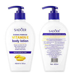 Sadoer Vitamin E Body Lotion Purified Moisturizing Glowing Refreshing 400ml Sadoer