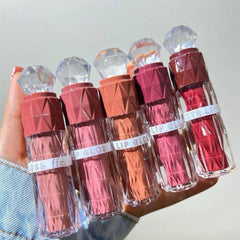 Fflomror Liquid Matte Crystal Trendy Lip Gloss Set (6 Colors) Fflomror