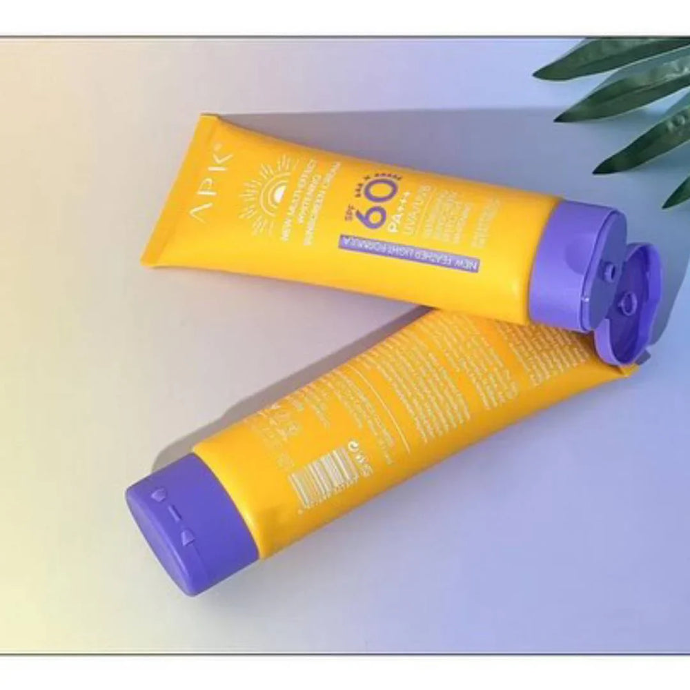 APK Sun Screen SPF 60+ with New Formula - 100g APK