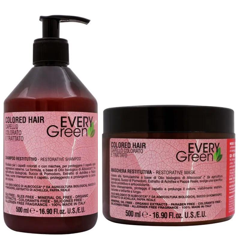 Every Green Colored Hair Restorative 500ml (Made in Italy) Every Green