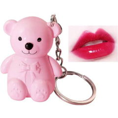 Cute Bear Key Chain Tint Glossy Lip Gloss Cosmia.pk