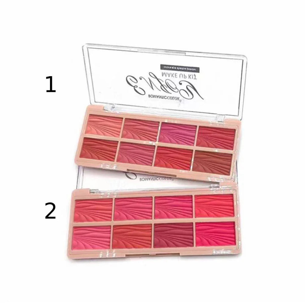 Romantic Color 8 Color Eyeshadow And Blush On Palette Romantic Color