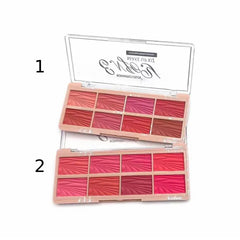 Romantic Color 8 Color Eyeshadow And Blush On Palette Romantic Color