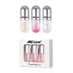 KS One of the Amazing Edition Silver 3Pcs Lip Oil KS-ONE