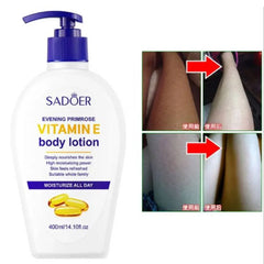 Sadoer Vitamin E Body Lotion Purified Moisturizing Glowing Refreshing 400ml Sadoer