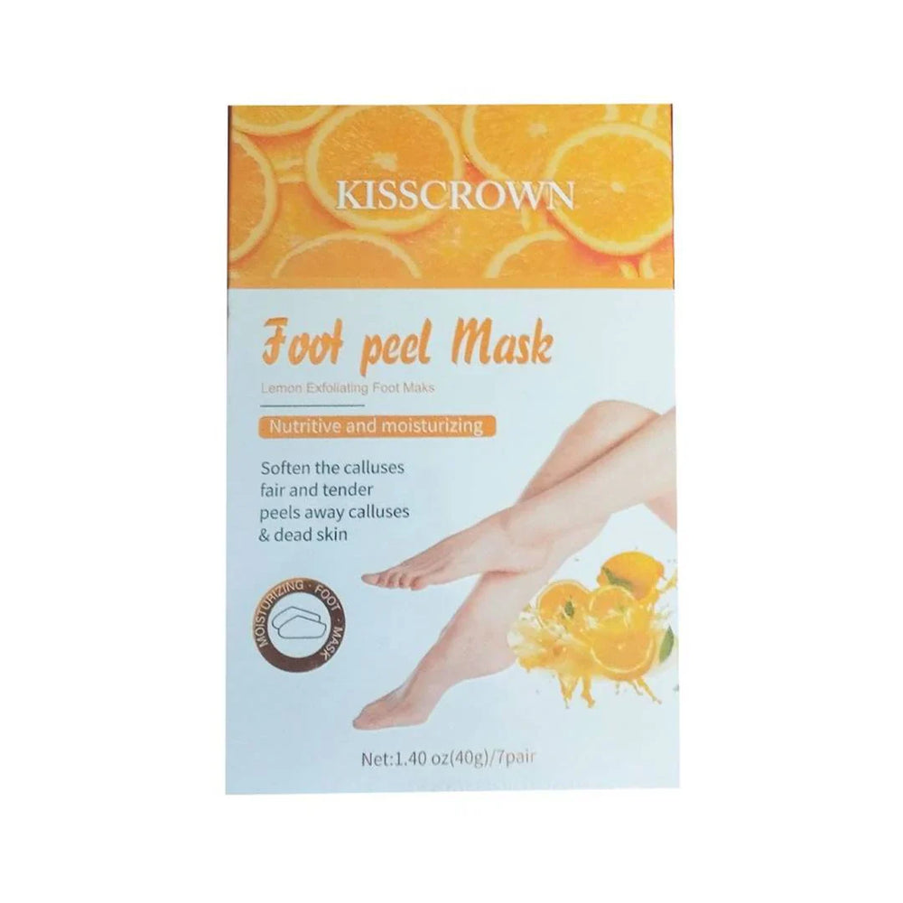Kiss Crown Lemon Exfoliating Foot Peel Mask Kiss Crown