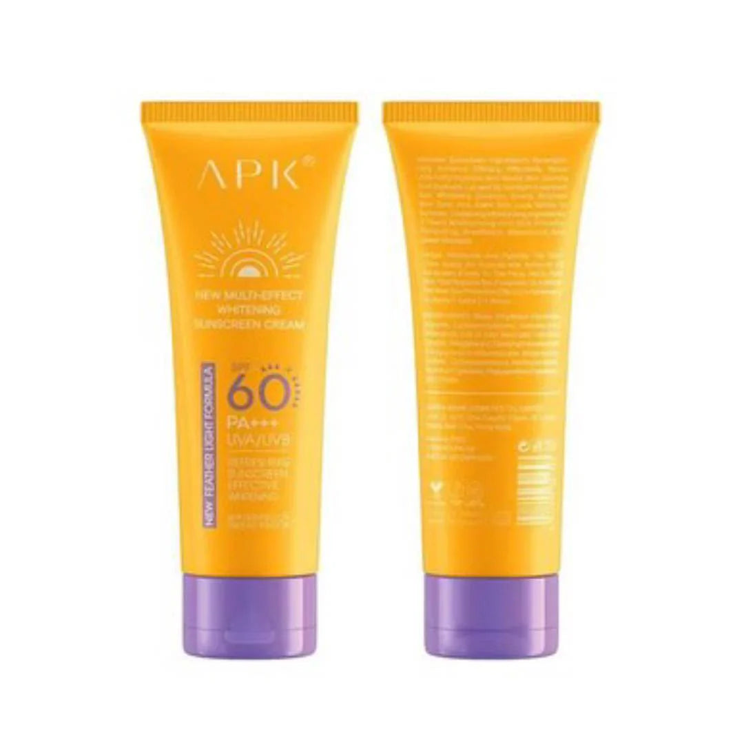 APK Sun Screen SPF 60+ with New Formula - 100g APK