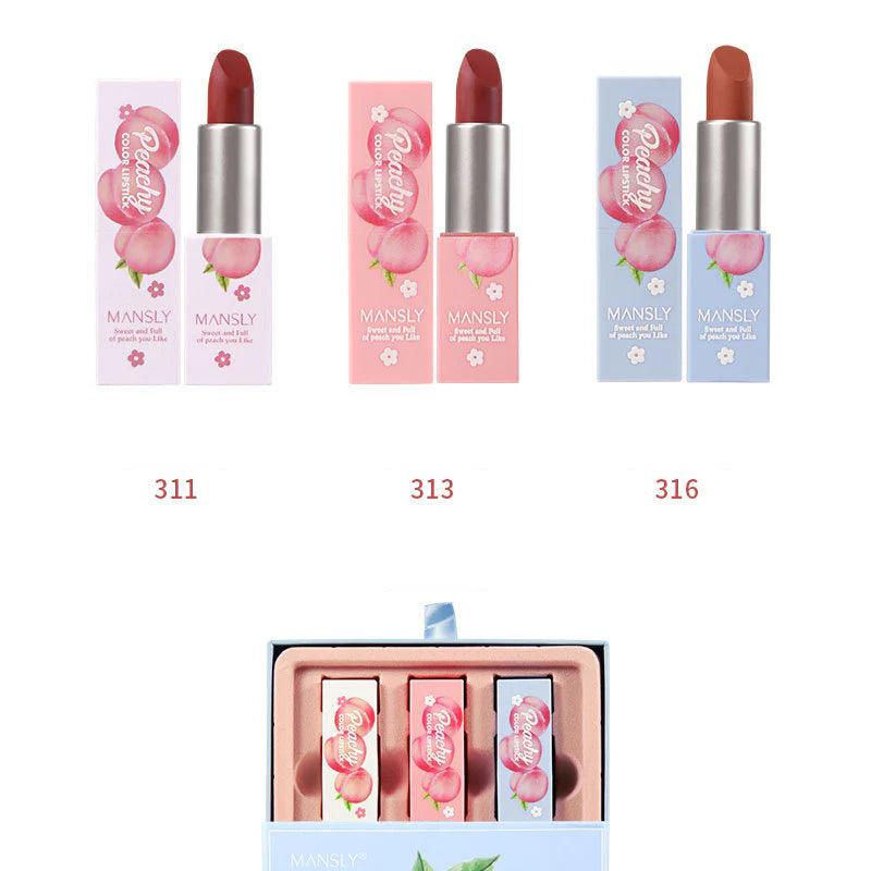 3pcs Velvet Mansly Heng Fang Lipstick Heng Fang
