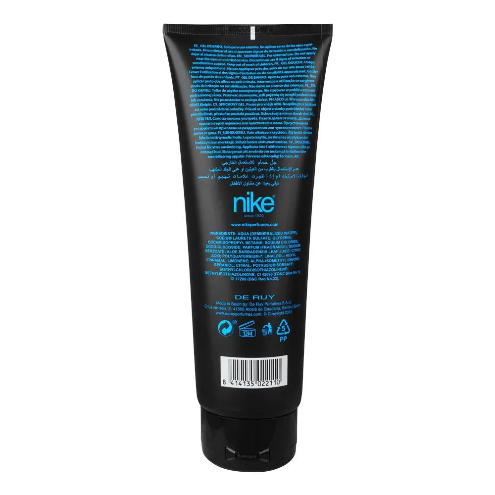 Nike Man Ultra Blue Shower Gel With Aloe Vera, For Sensitive Skin Nike