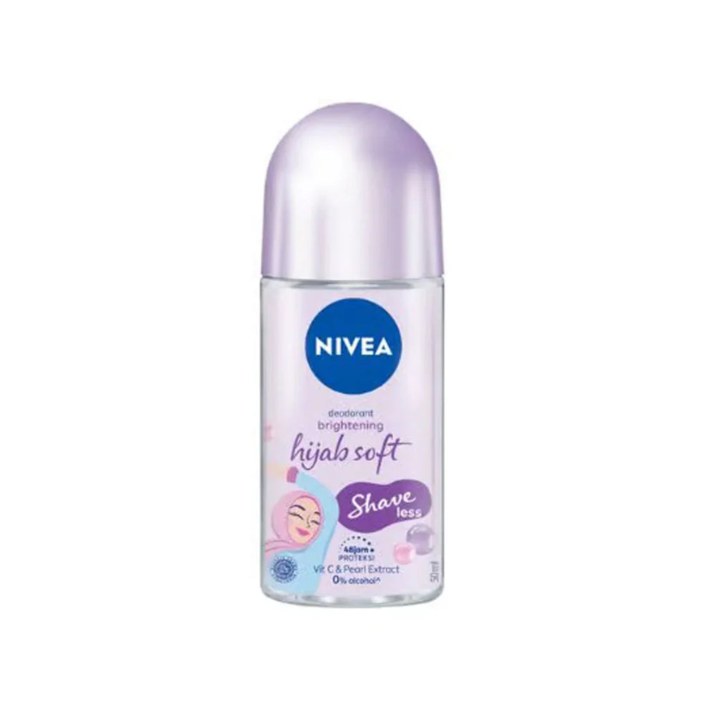 Nivea Deo Roll On Shave Less Hijab Soft - 50ml Nivea