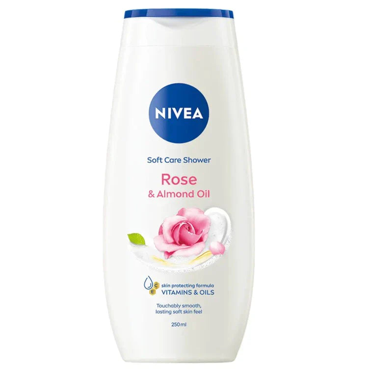Nivea Shower Cream Rose & Almond Oil - 250ml Nivea