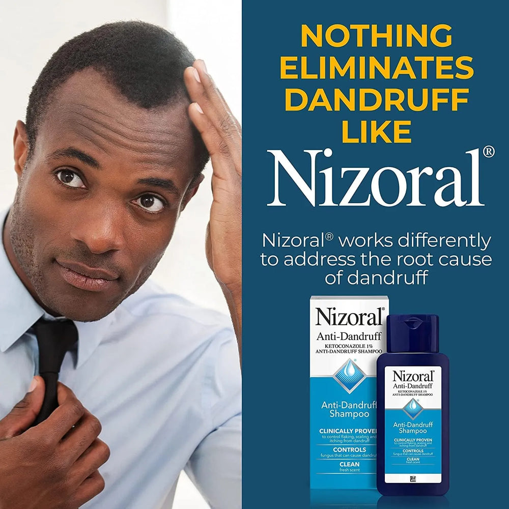 Original Nizoral AntiDandruff Shampoo, 7-Ounce Bottle - 200ml Nizoral