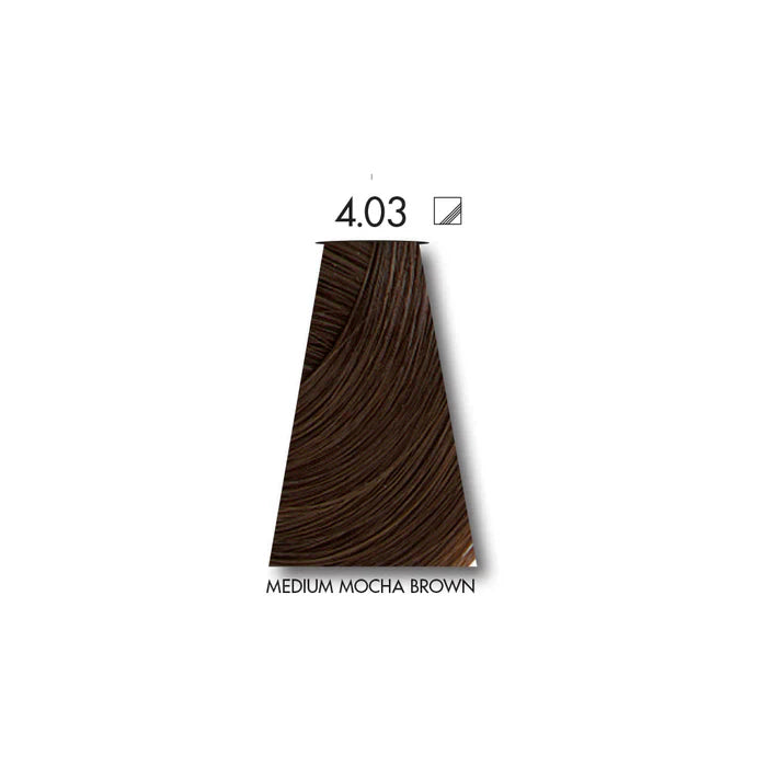 Keune Tinta deal MEDIUM MOCHA BROWN 4.03 with Keune Developer 20 Volume - 60 ml