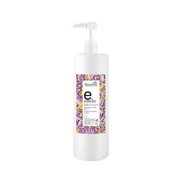 Nouvelle Every Day Herb Shampoo For Normal Hair 1000ML- Made in Italy Nouvelle