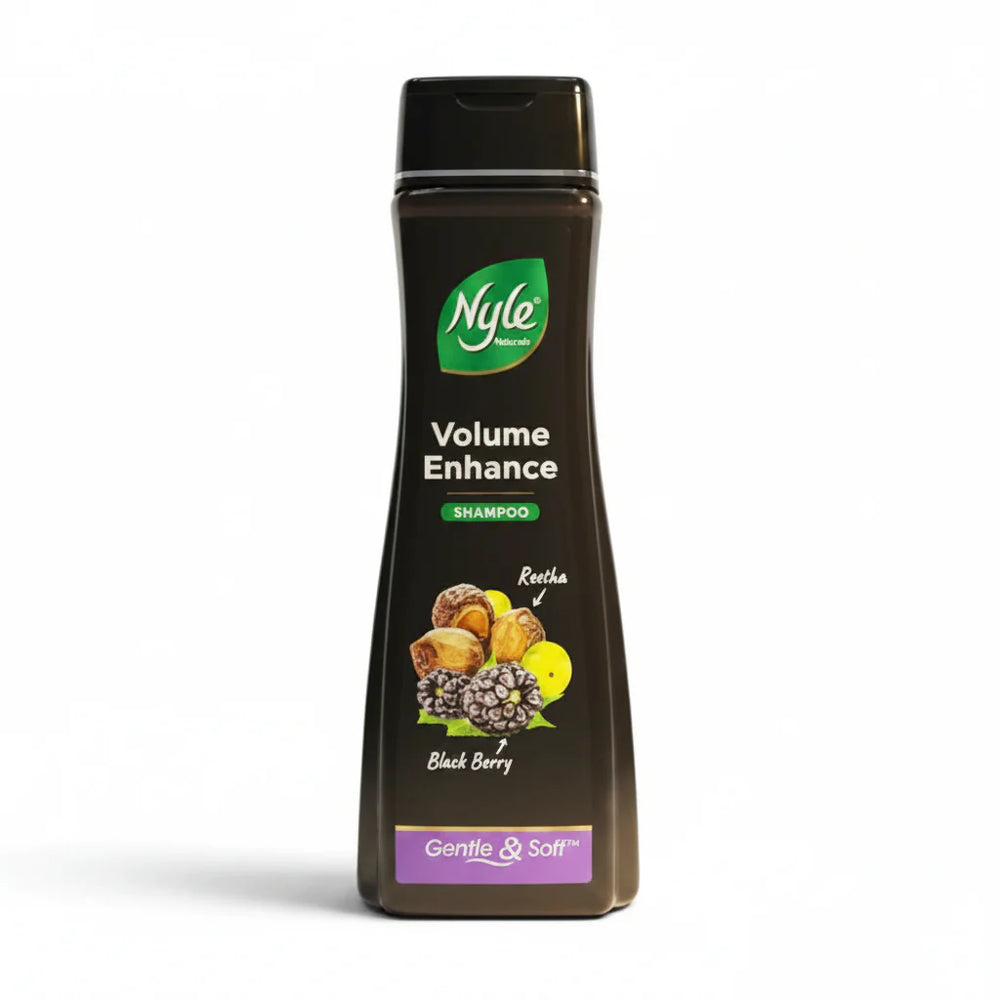 Nyle Gentle & Soft Volume Enhance Reetha & Blackberry Shampoo - 400ml Nyle